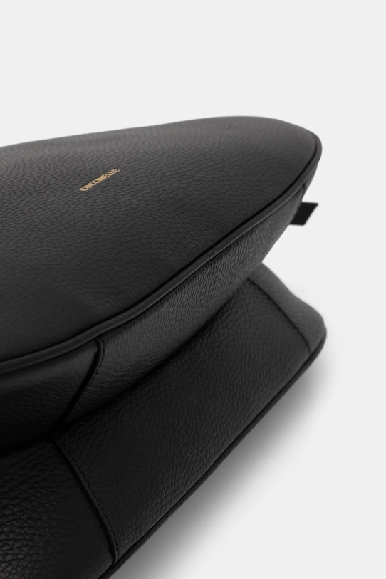 Kožna torba Coccinelle crna E1.PQR.13.01.01