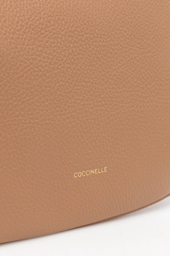 Coccinelle poseta de piele bej E1.PQR.13.02.01