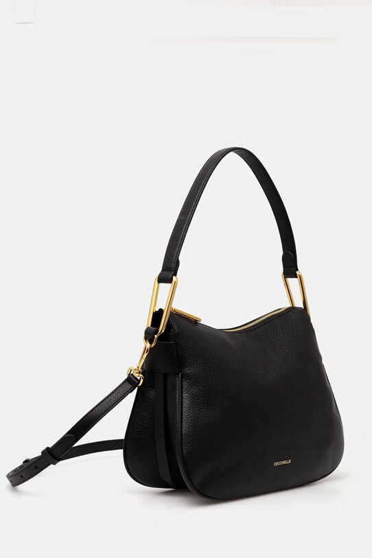 Coccinelle poseta de piele E1.PQR.13.02.01 negru SS25