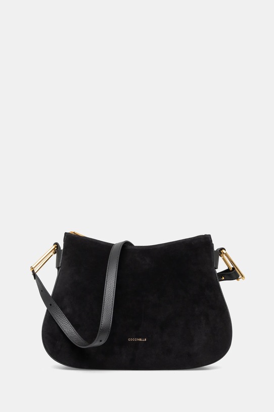 Kabelka Coccinelle semišová kůže černá E1.PQS.13.01.01