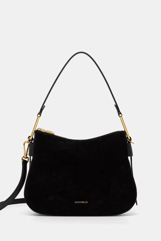 Замшевая сумочка Coccinelle кожа чёрный E1.PQS.13.02.01