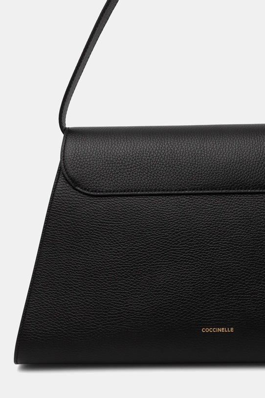 Αξεσουάρ Δερμάτινη τσάντα Coccinelle E1.QTF.12.01.01 μαύρο