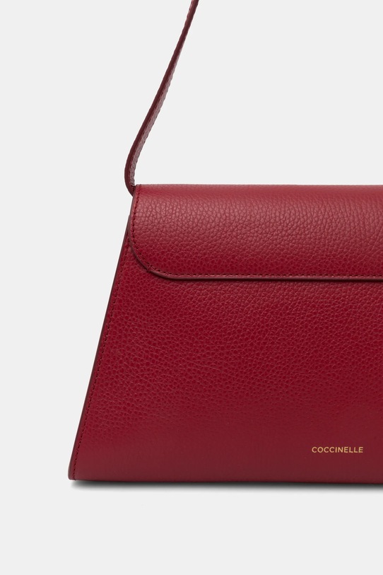 Akcesoria Coccinelle torebka skórzana E1.QTF.12.02.01 bordowy