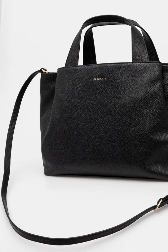 Accesorii Coccinelle poseta de piele E1.R1K.18.02.01 negru