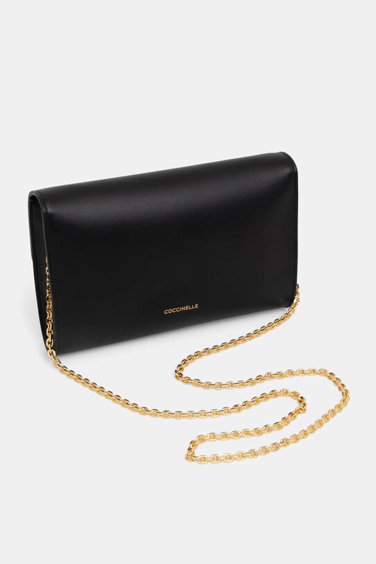 Accesorii Coccinelle poseta de piele E1.RW0.19.01.01 negru