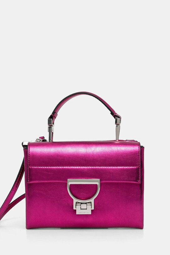 Coccinelle geantă de piele uni roz E1.S3H.55.B7.01