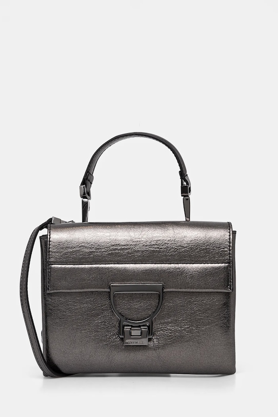 Coccinelle geantă de piele uni gri E1.S3H.55.B7.01