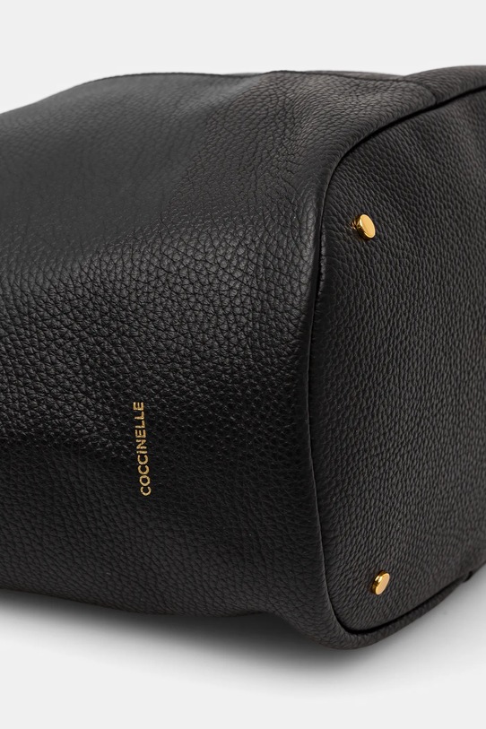 Coccinelle torebka skórzana czarny E1.S4A.13.01.01