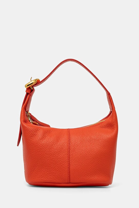 Coccinelle borsa a mano in pelle pelle fiore arancione E1.S4A.53.01.01