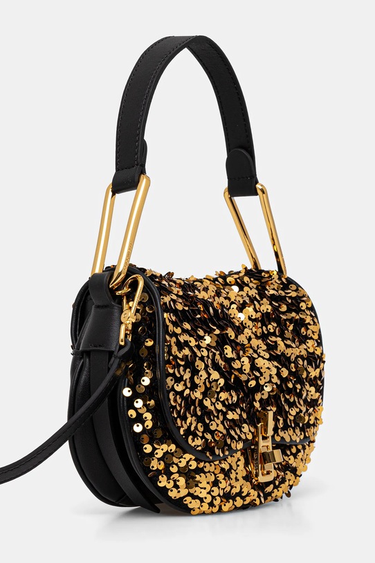 Kožená kabelka Coccinelle E1.S4Q.58.01 černá SS25