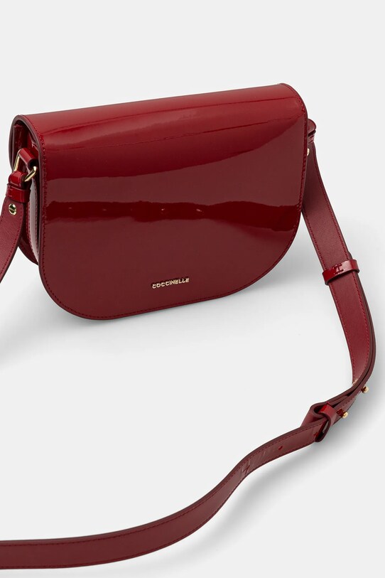 Akcesoria Coccinelle torebka skórzana E1.S7I.15.03.01 bordowy