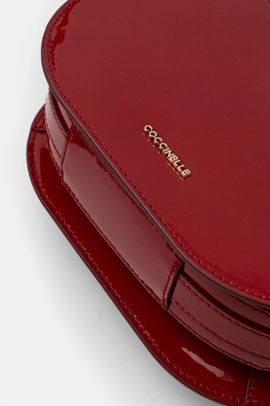 Coccinelle torebka skórzana bordowy E1.S7I.15.03.01