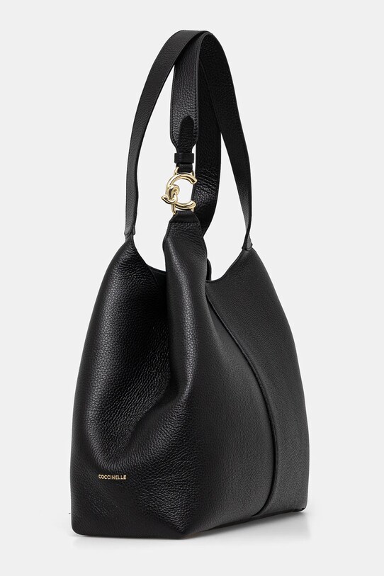 Coccinelle poseta de piele E1.SHA.11.01.01 negru SS25