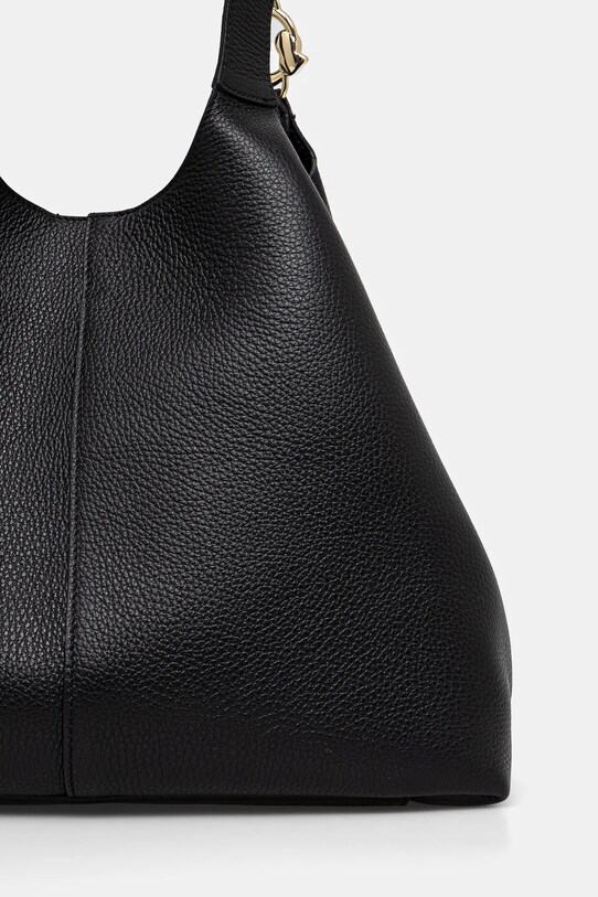 Accesorii Coccinelle poseta de piele E1.SHA.11.01.01 negru