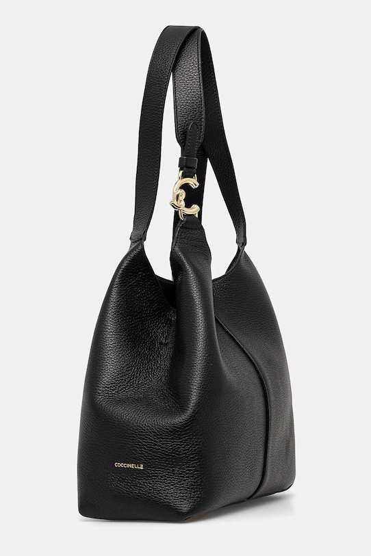 Coccinelle poseta de piele E1.SHA.11.02.01 negru AW25