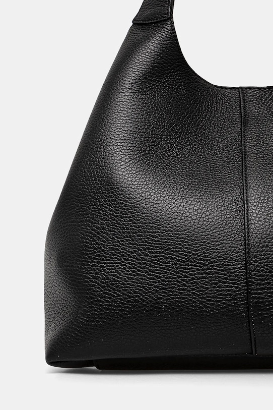 Accesorii Coccinelle poseta de piele E1.SHA.11.02.01 negru