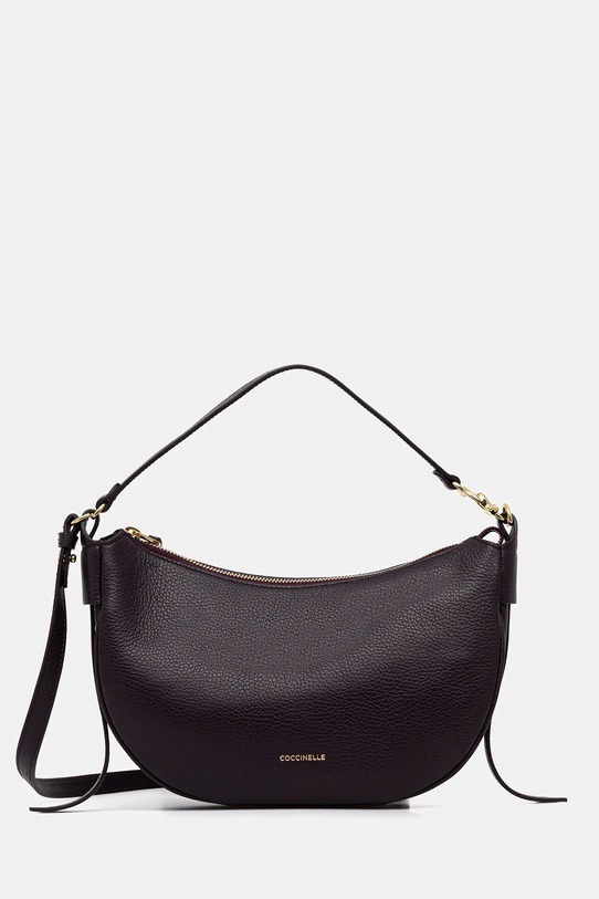 Coccinelle borsa a mano in pelle pelle fiore violetto E1.SHA.13.03.01