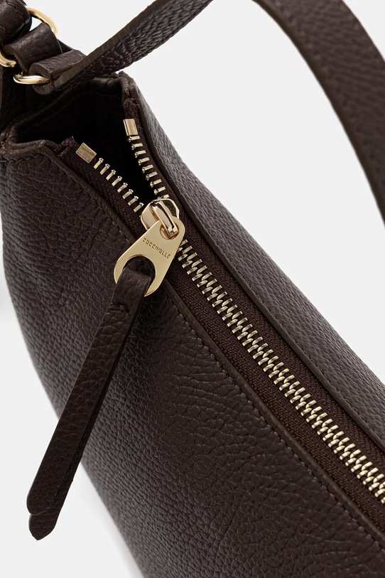 Kožená kabelka Coccinelle E1.SHA.13.03.01 hnědá