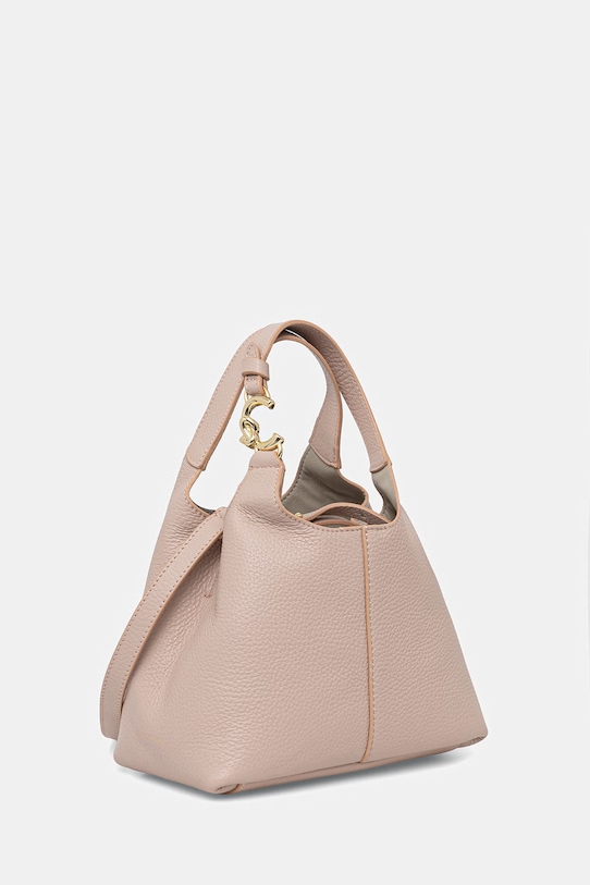 Coccinelle torebka skórzana E1.SHA.58.01.01 beżowy AW25