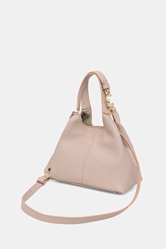 Akcesoria Coccinelle torebka skórzana E1.SHA.58.01.01 beżowy