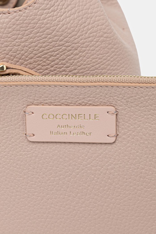Coccinelle torebka skórzana beżowy E1.SHA.58.01.01