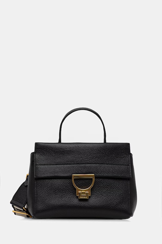 Coccinelle torebka skórzana czarny E1.SHA.58.01.01