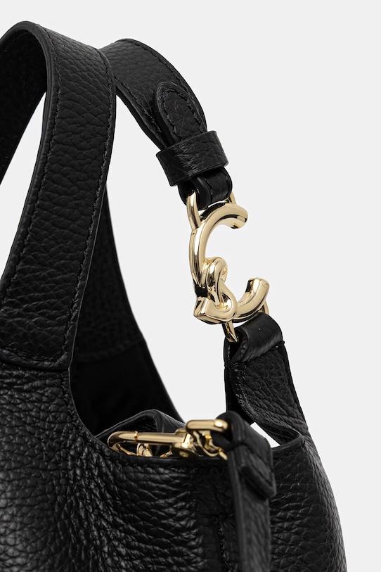 Coccinelle poseta de piele negru E1.SHA.58.01.01