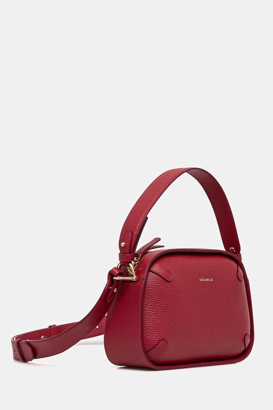 Coccinelle poseta de piele E1.SKA.15.01.01 burgundia SS25