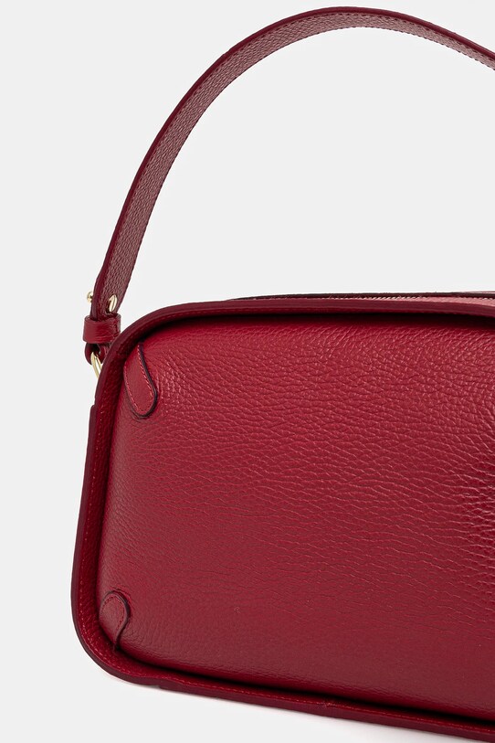 Accesorii Coccinelle poseta de piele E1.SKA.15.01.01 burgundia