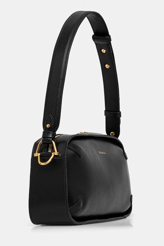 Coccinelle poseta de piele E1.SKB.12.01.01 negru SS25