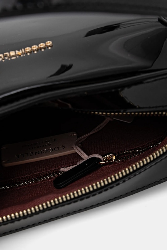 Kožená kabelka Coccinelle E1.SKD.15.01.01 černá