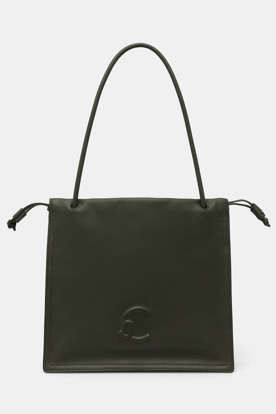 Coccinelle torebka skórzana skóra licowa zielony E1.SS5.11.02.01