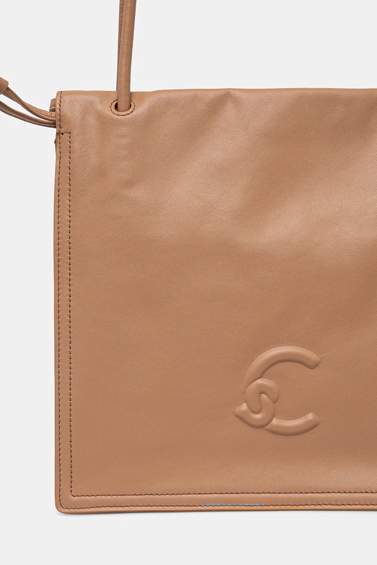 Akcesoria Coccinelle torebka skórzana E1.SS5.11.02.01 beżowy