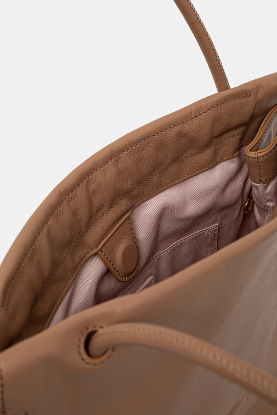 Coccinelle torebka skórzana beżowy E1.SS5.11.02.01