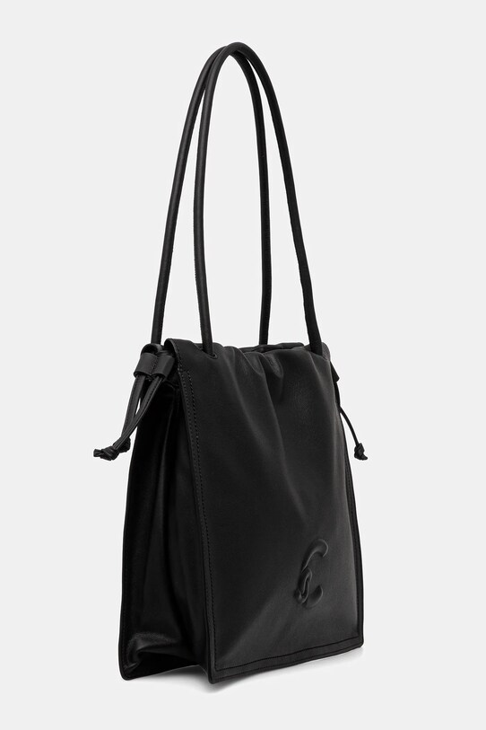 Coccinelle poșetă de piele E1.SS5.11.02.01 negru AW25
