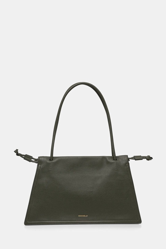 Coccinelle borsa a mano in pelle pelle fiore verde E1.SS5.13.01.01