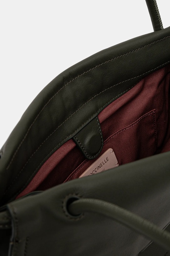 Coccinelle borsa a mano in pelle verde E1.SS5.13.01.01