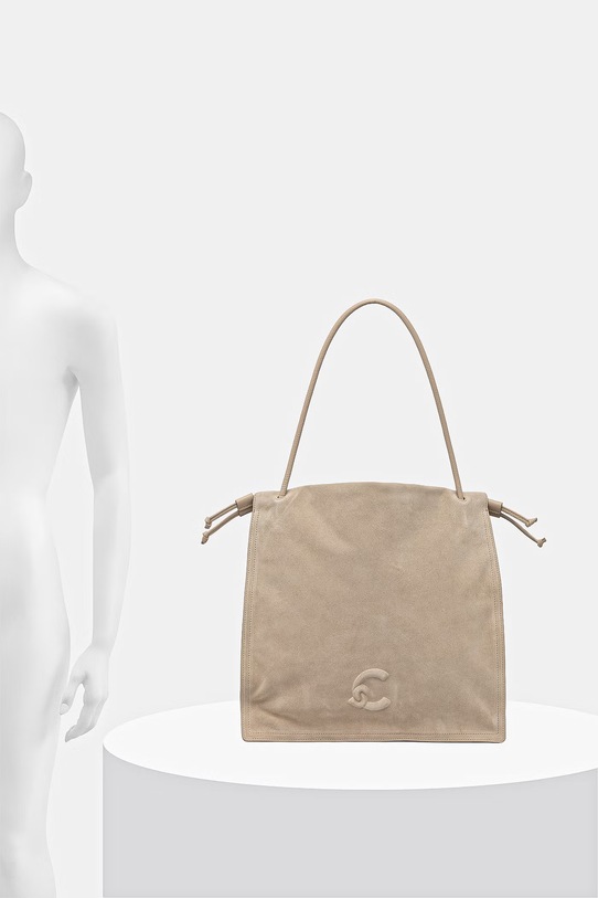 Coccinelle torebka shopper damska zamszowa COCCINELLEDULSE SUEDE E1.SS6.11.01.01