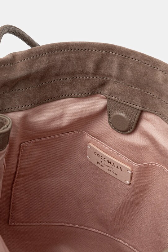 Замшевая сумочка Coccinelle COCCINELLEDULSE SUEDE бежевый E1.SS6.11.01.01