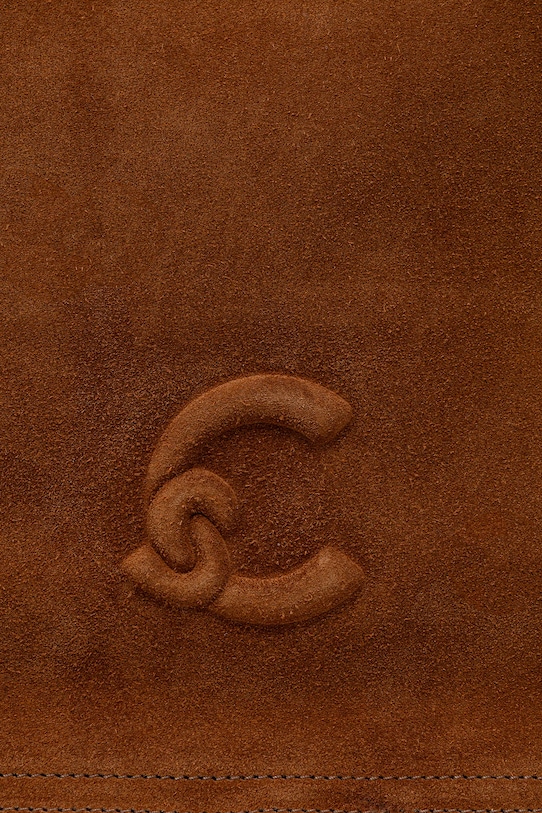 Semišová kabelka Coccinelle COCCINELLEDULSE SUEDE hnědá E1.SS6.11.01.01