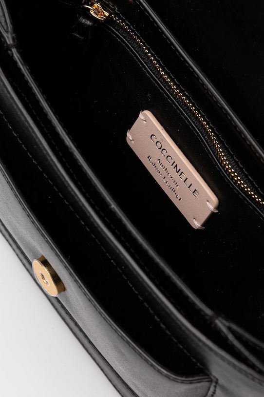 Coccinelle poseta de piele E1.SSK.15.01.01 negru