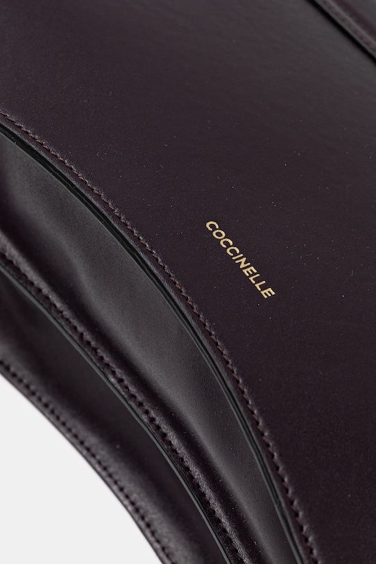 Δερμάτινη τσάντα Coccinelle μωβ E1.SSK.18.01.01