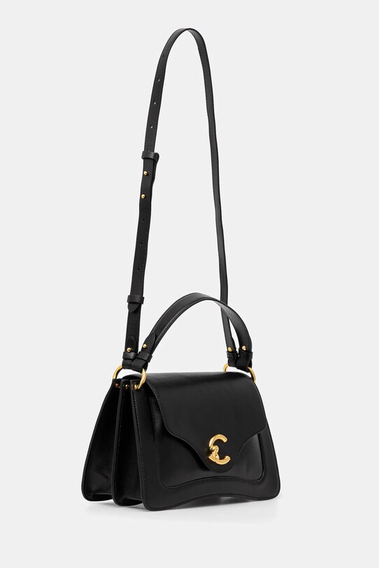Coccinelle geantă de piele E1.SSK.18.01.01 negru AW25