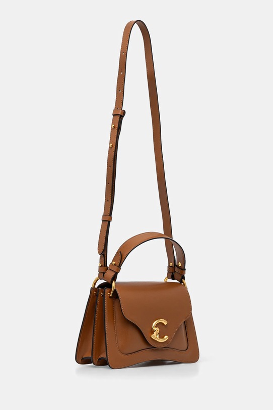 Coccinelle poseta de piele E1.SSK.18.02.01 maro SS25