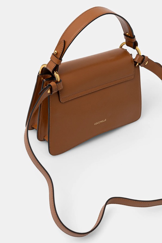 Accesorii Coccinelle poseta de piele E1.SSK.18.02.01 maro