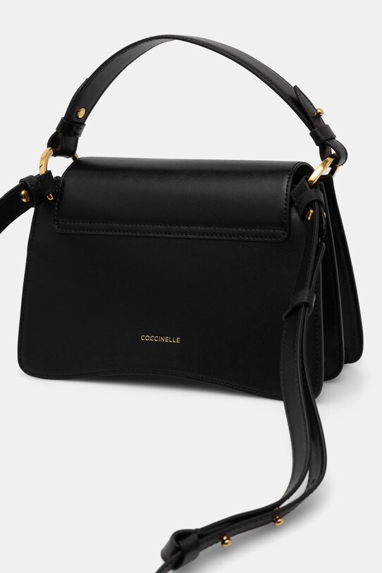Accesorii Coccinelle poseta de piele E1.SSK.18.02.01 negru