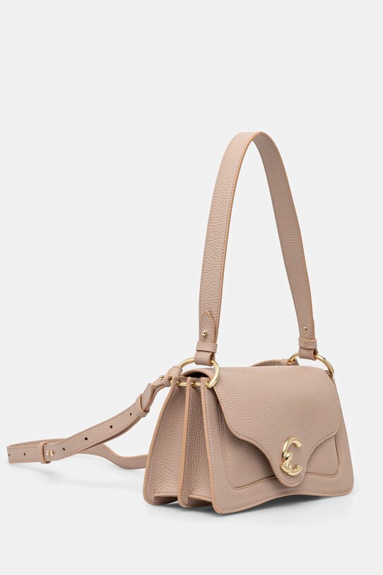 Coccinelle poseta de piele E1.SSL.12.01.01 bej SS25