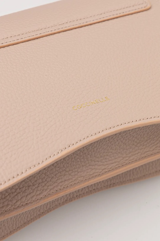 Coccinelle torebka skórzana beżowy E1.SSL.12.01.01