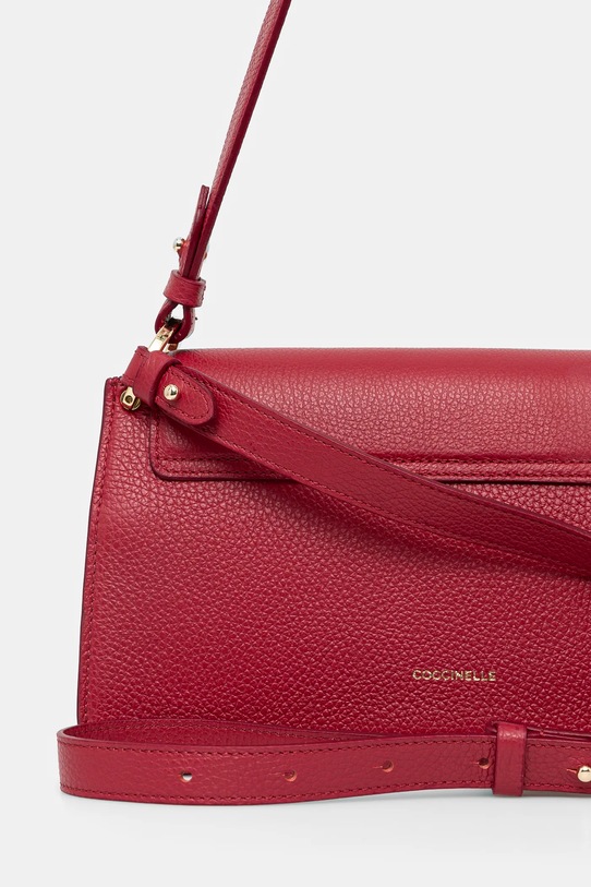 Akcesoria Coccinelle torebka skórzana E1.SSL.12.01.01 bordowy