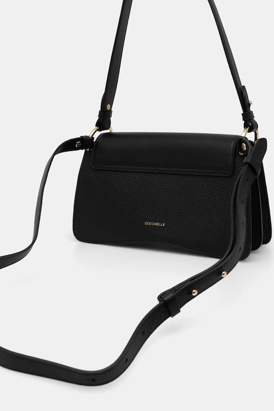 Doplňky Kožená kabelka Coccinelle E1.SSL.12.01.01 černá